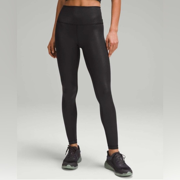 Lululemon Wunder Train High-Rise Tight 28" Radiate Foil Print Black